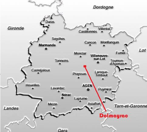 Dolmayrac dans le Lot-Et-Garonne